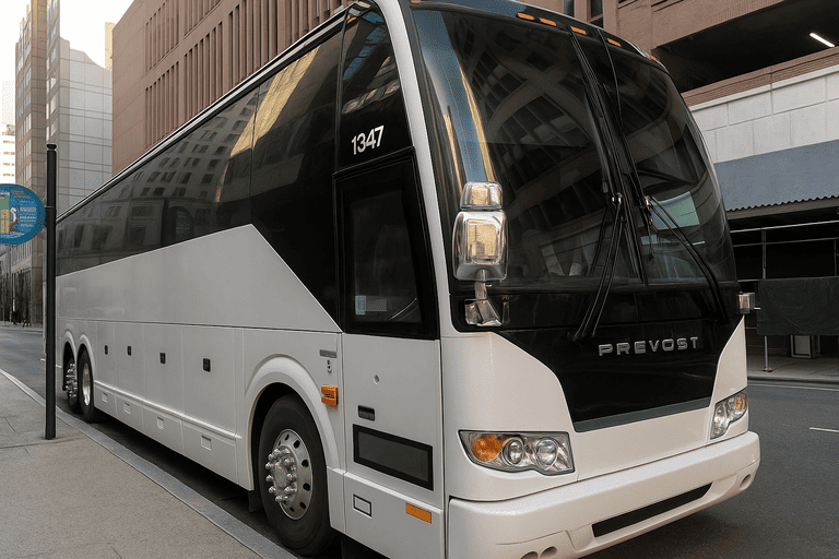 a Cicero Coach Bus Service coach bus