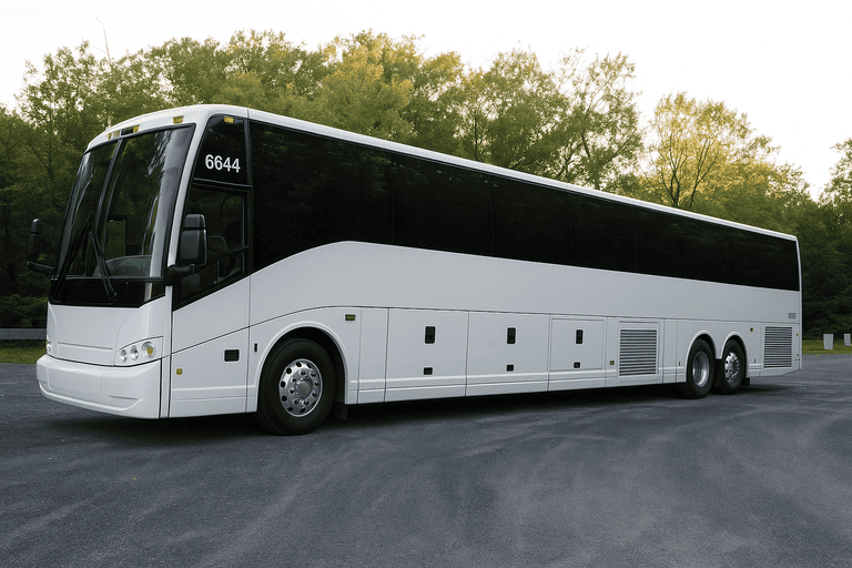 exterior of Cicero Coach Bus Service coach bus